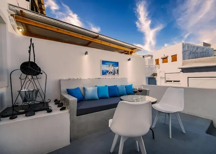 Brouzos- Maisonette With Sea & Mountain View Emporio (Santorini)